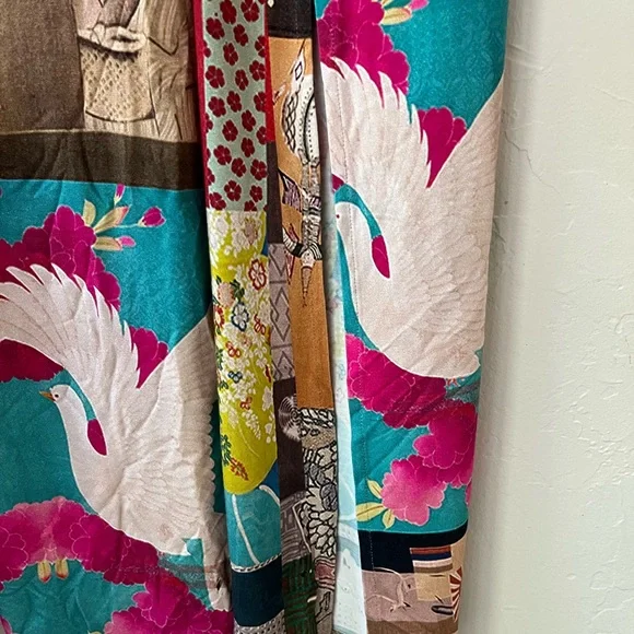 Johnny Was Multicolor Patchwork Midi Dress - Picture 8 of 8